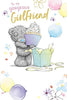 Girlfriend Birthday Card Bear With CupCake