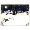 Bear With Snowman 3D Holographic Nephew Christmas Card