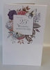 Silver 25th Wedding Anniversary Card 25 Years Together Handmade Card