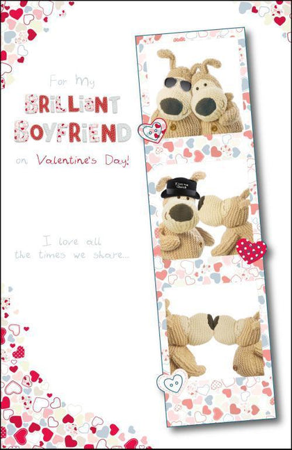 Boofle For My Brilliant Boyfriend Card Valentines Day