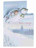 For A Wonderful Dad The Snowman And The Snowdog Design Christmas Card