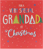 Christmas Card for Grandad Festive Lettering Design