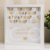 50th Golden Anniversary Celebrations White Framed Wall Plaque