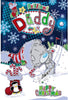 Bear Playing Hockey With Snow Ball Best Dad Christmas Card