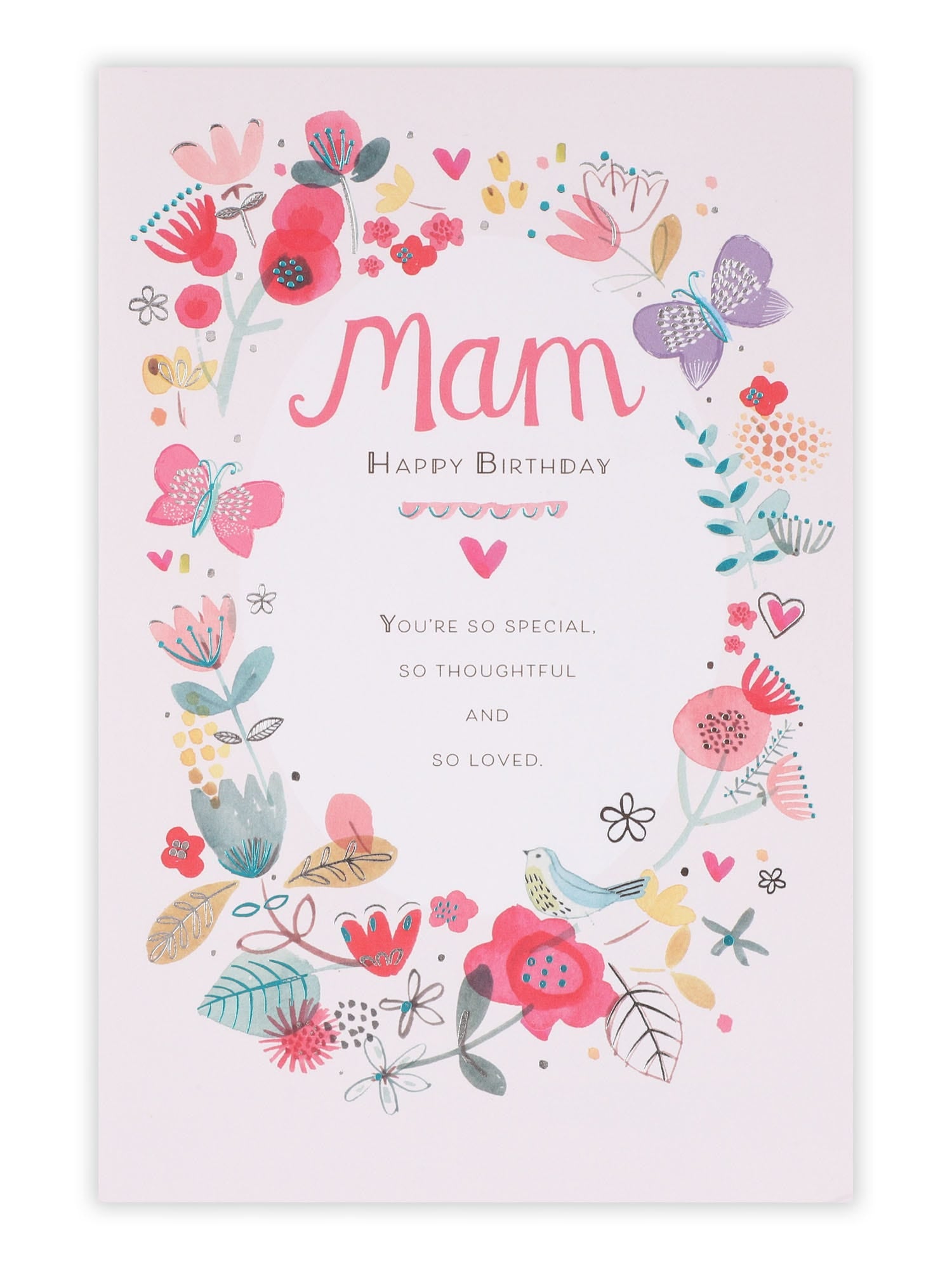 Happy Birthday (Flowers) - Greeting Card