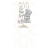 Me to You Easter Card Just For You Bear & Egg Stand Tatty Teddy