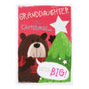 Granddaughter Gus Teddy Christmas Card