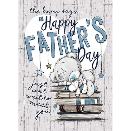 The Bump Says Me to You Bear Father's Day Card