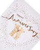 Wedding Anniversary Cute Teddies Card