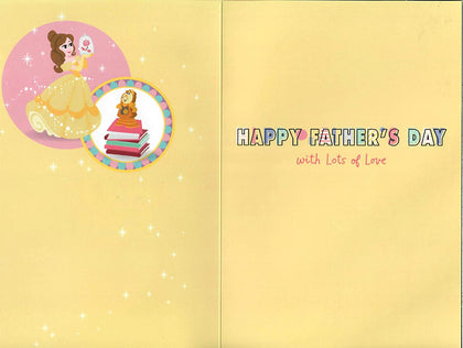 Disney Princess For You Daddy Father's Day Card