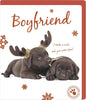 Boyfriend Lovely Labrador Dogs Design Christmas Card