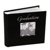 Juliana Black Fabric Graduation Album Holds 100 x 6" x 4"