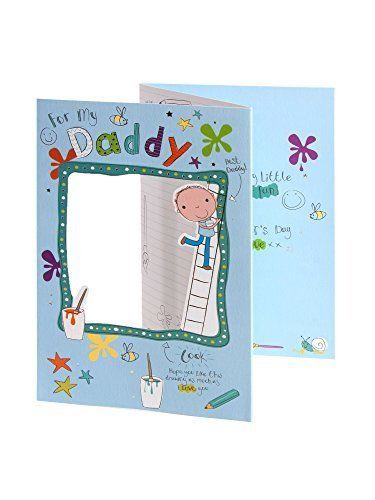 Doodle Fold Out Fathers Day Card For Daddy