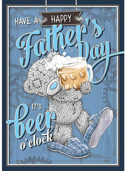 Father's Day Beer o'clock Me to You Bear Father's Day Card