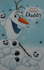 For My Perfect Daddy Frozen Olaf Christmas Card