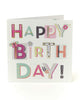 Pretty Birthday Card for Her Happy Birthday Lettering