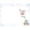 From All The Family Tatty Teddy With Wish Sign Board Design Christmas Card