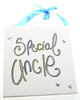 Short And Sweet Special Uncle 12cm Hanging Plaque