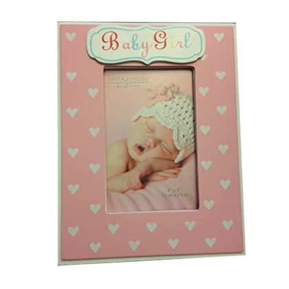 Pink Baby Girl MDF Photo Frame 4