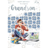 To a Special Grandson Have a Great Day Celebrity Style Birthday Card