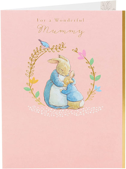 Peter Rabbit Mummy Birthday Card