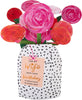 Vase of Flowers Design 3D Birthday Card for Wife