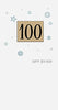 Diamante Embellishment 100th Happy Birthday Greeting Card