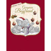 Gorgeous Boyfriend Lovely Tatty Bears Christmas Card