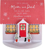 Classic Pop-up 3D House Design Mum and Dad Christmas Card