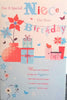 Niece Sentimental Verse Birthday Card