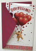 For Boyfriend Boofle With Heart Balloons Design Valentine's Day Card