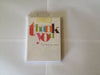 Pack Of 30 Multicoloured Thank You Cards