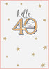 40 Ta-Da Happy Birthday Glitter & Attachments Card