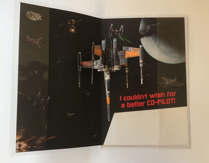 Disney Star War's Husband Pop Up Father's Day Card