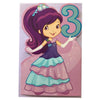 3rd Today Pretty Girl Birthday Card