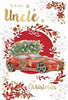 To a Dear Uncle Die Cut Car Design Christmas Card