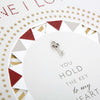 Studio One I Love Valentine's Day Card 'Hold The Key' Large