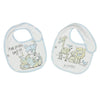 Set of 2 Polka Dot Bibs For Precious Baby Boy