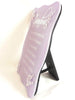 Grandma Glass Curved Edge Flower Lilac Plaque