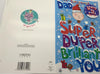 Dad Super Duper Humour Christmas Card With Badge