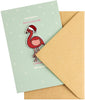 To Daughter Flamingo Design Christmas Card