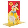 Beauty and the Beast 7th Birthday Card "Badge"