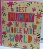 Best Mummy In The Whole Wide World Mother's Day Card