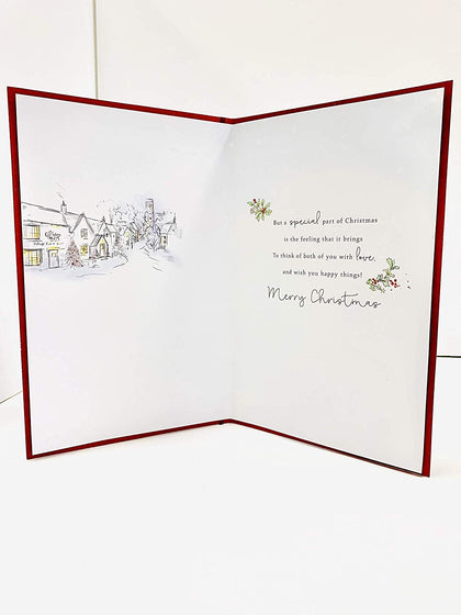 Son and Daughter-in-Law Christmas Card Lovely Verse 