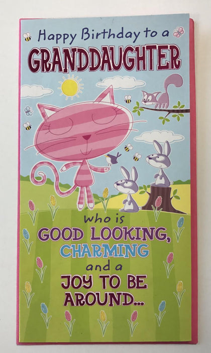 Hanson White Granddaughter Humour Birthday Card