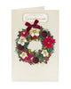 For Grandparents Decorative Wreath Design Christmas Card