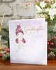 Christmas Card for Granddaughter Contemporary Design