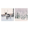 Gallery Christmas Card Pack "Snowy Scenes" 10 Cards, 2 Designs