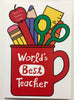 Thank You Teacher Card 'with Stickers