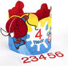 Birthday DISNEY Wearable Crown and Age Stickers Marvel Ironman Captain America Thor Black Widow Hulk Spiderman